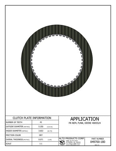 Friction Alto Products 049700-180
