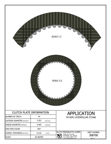 Friction Alto Products 308700
