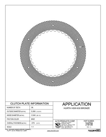 Friction Clutch Alto Products 316708