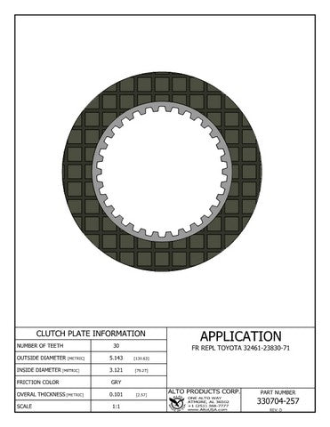 Friction Alto Products 330704-257