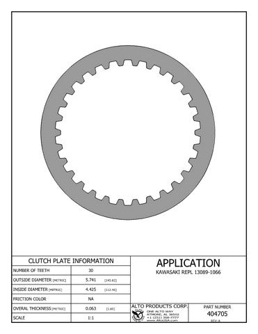 Steel Clutch Alto Products 404705